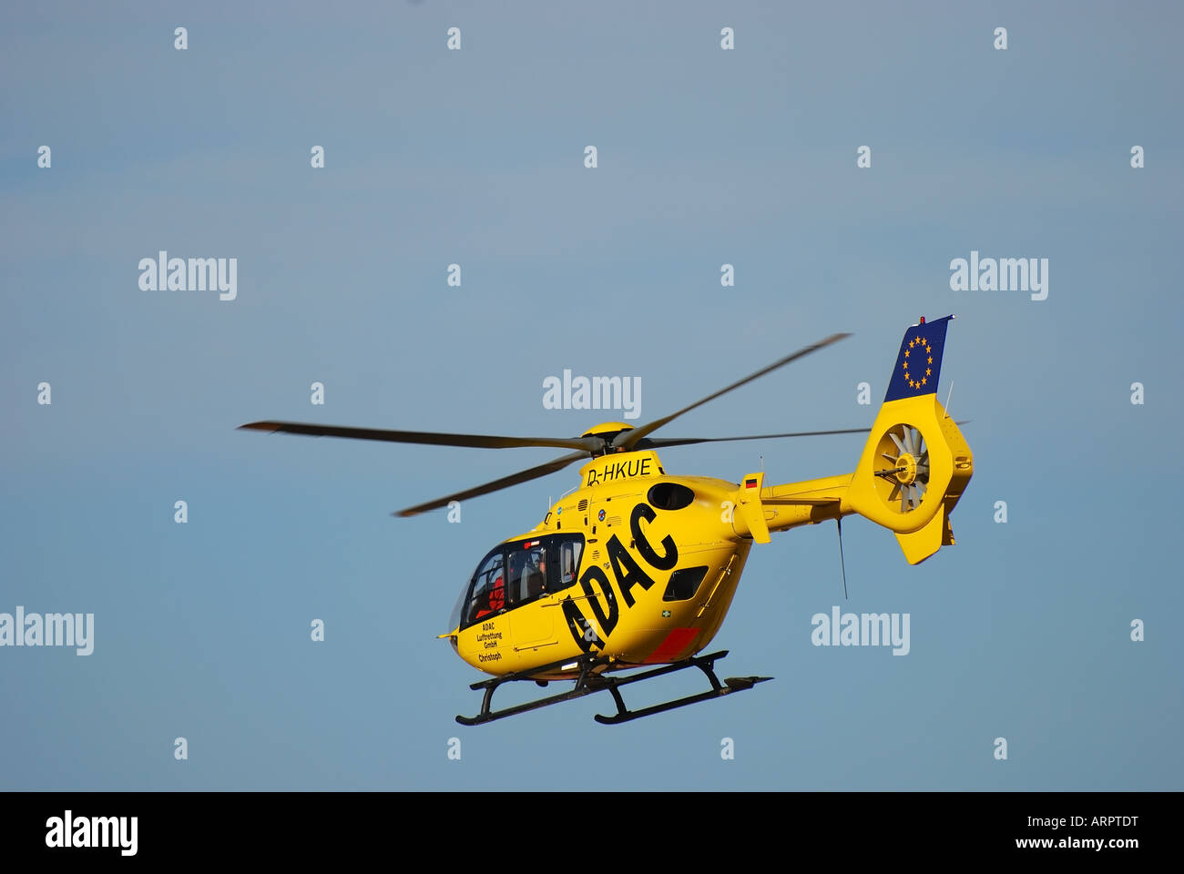 ADAC helicopter, Germany Stock Photo