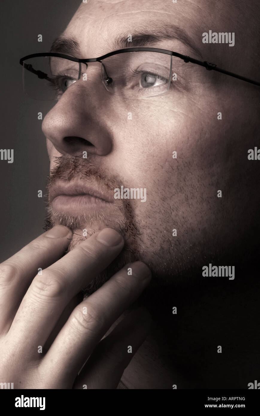 deep in thought Stock Photo - Alamy