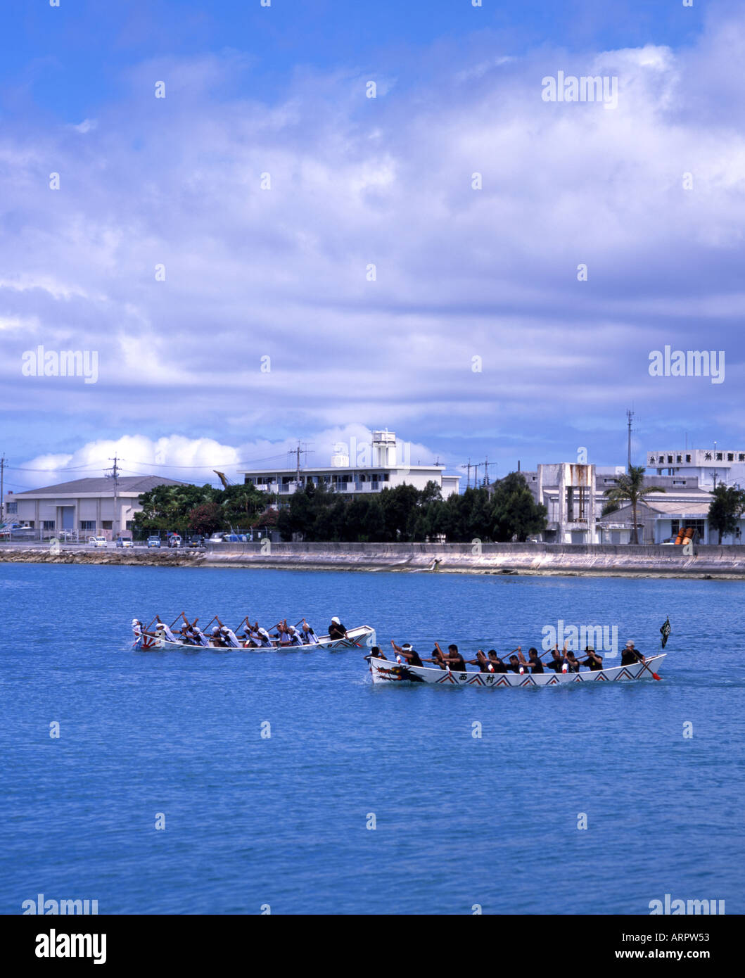 Itoman Haari dragon boat race. Okinawa, Japan Stock Photo - Alamy