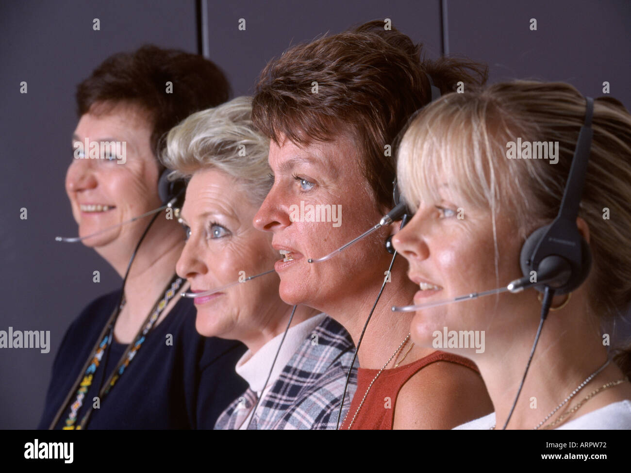 call centre in Portsmouth England Stock Photo