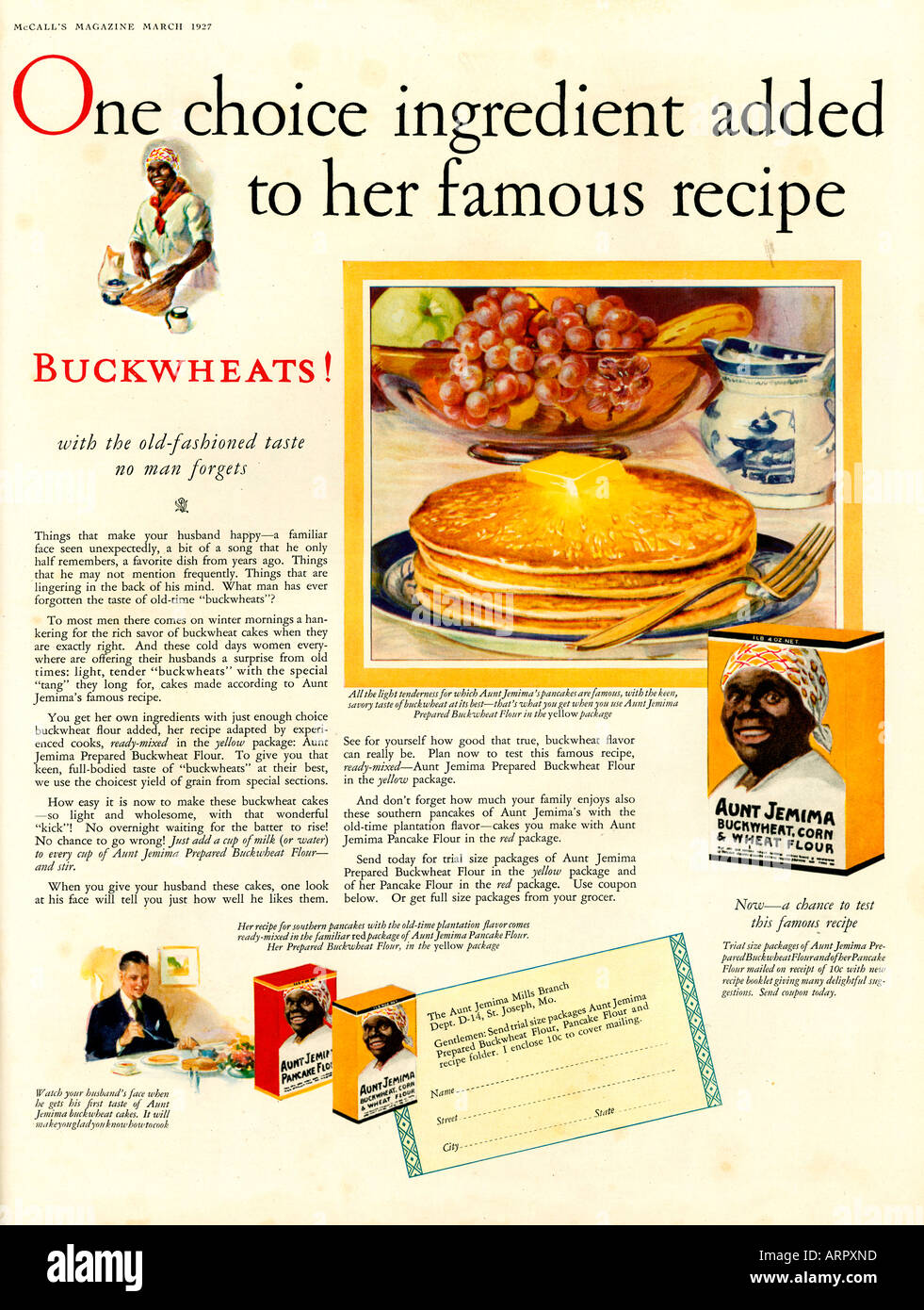 Aunt jemima vintage hires stock photography and images Alamy