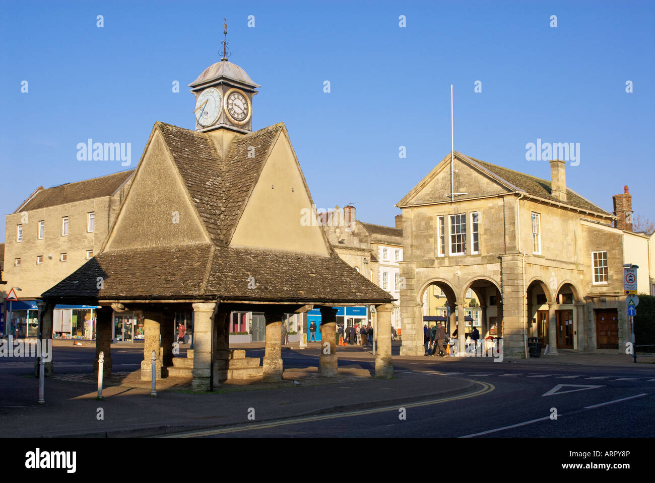 The Buttercross, Witney, Oxfordshire Stock Photo Alamy
