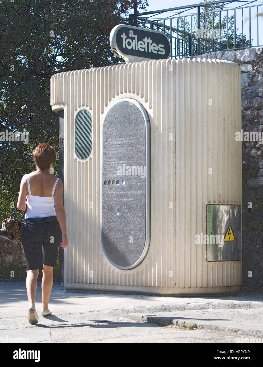Toilet in Nice, France Stock Photo Alamy