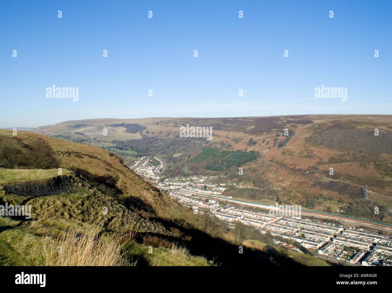 Ebbw valley long distance footpath hires stock photography and images
