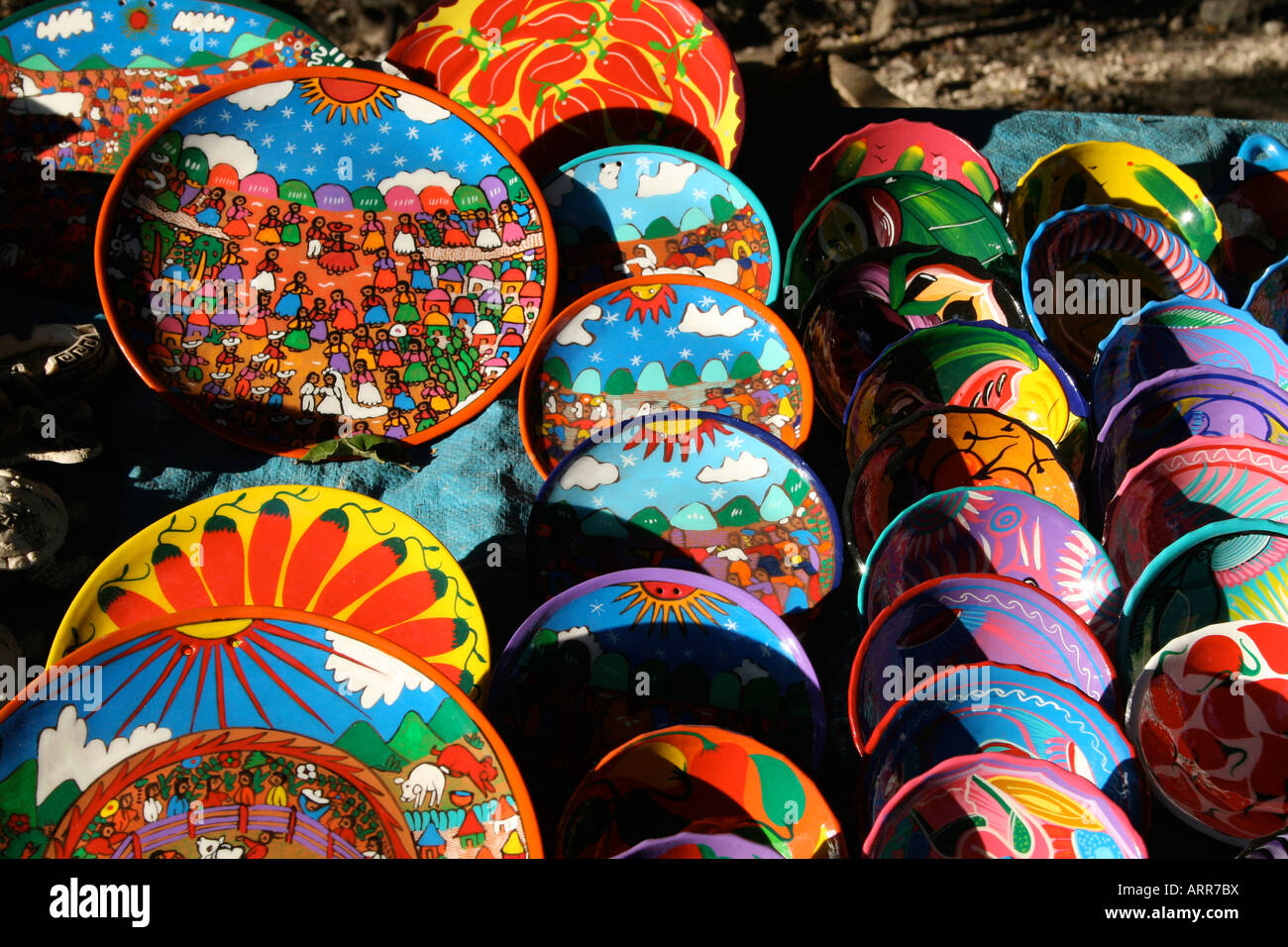 colourful-maya-mexican-crafts-stock-photo-16112125-alamy