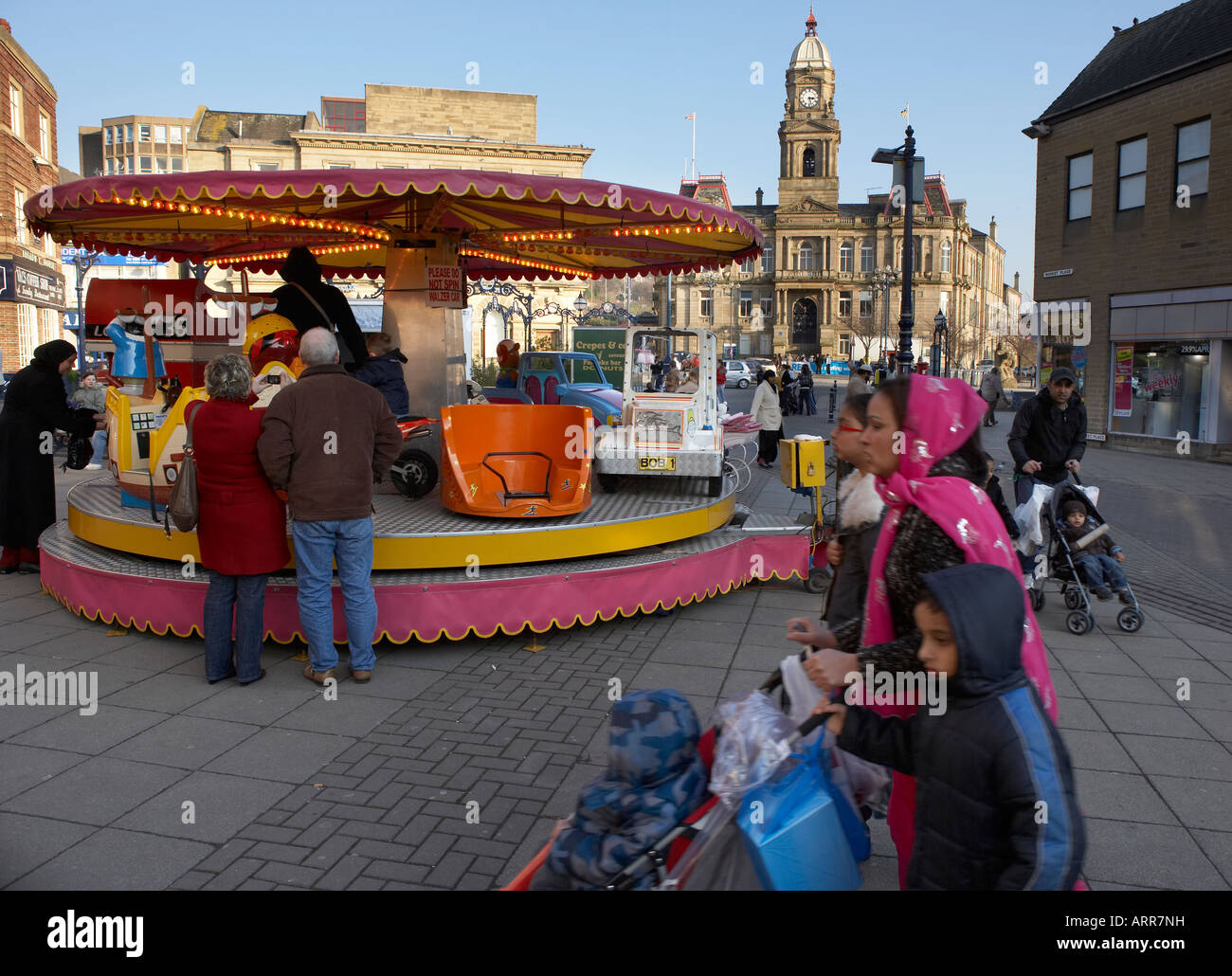 DEWSBURY TOWN CENTRE MARKET PLACE Stock Photo Alamy