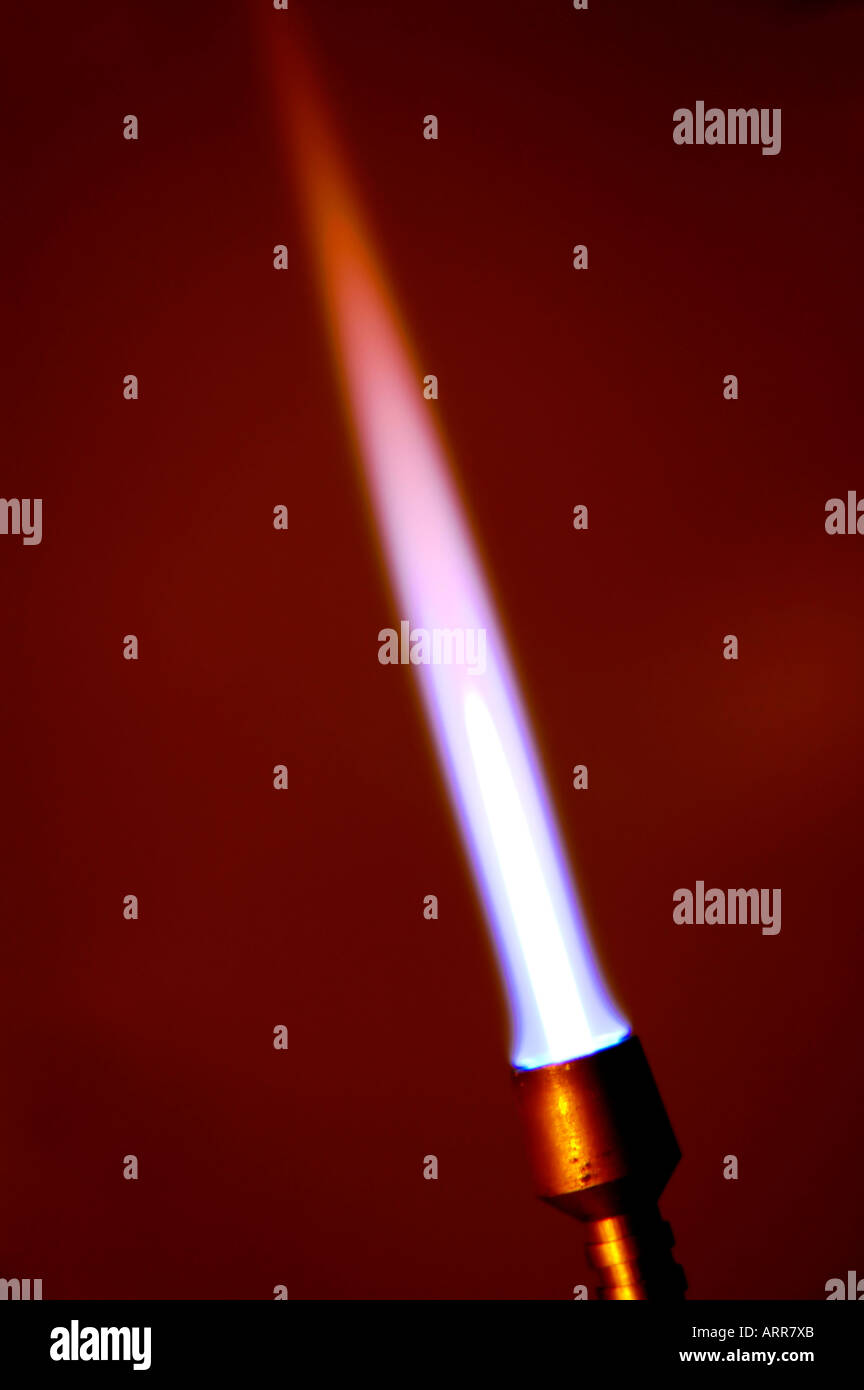 industrial gas torch lightup Stock Photo Alamy