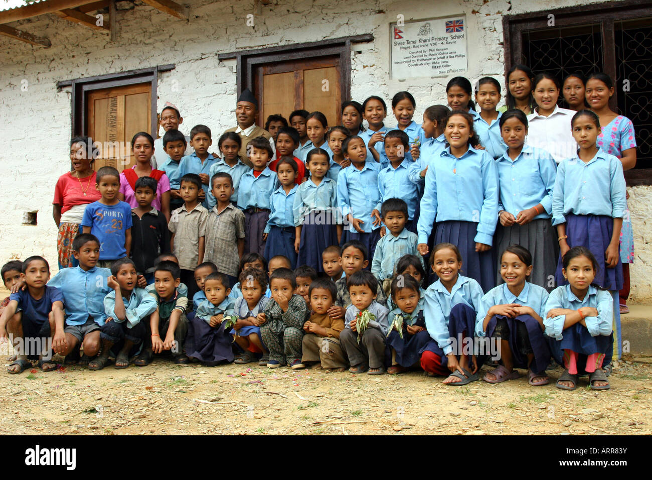'Nepalese school children' Stock Photo