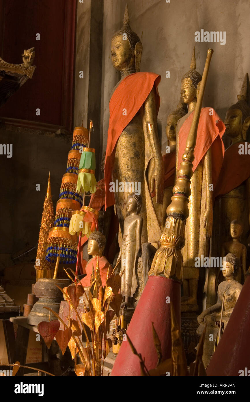 Buddha Icons Interior Wat Xieng Thong Luang Prabang Laos Stock Photo 