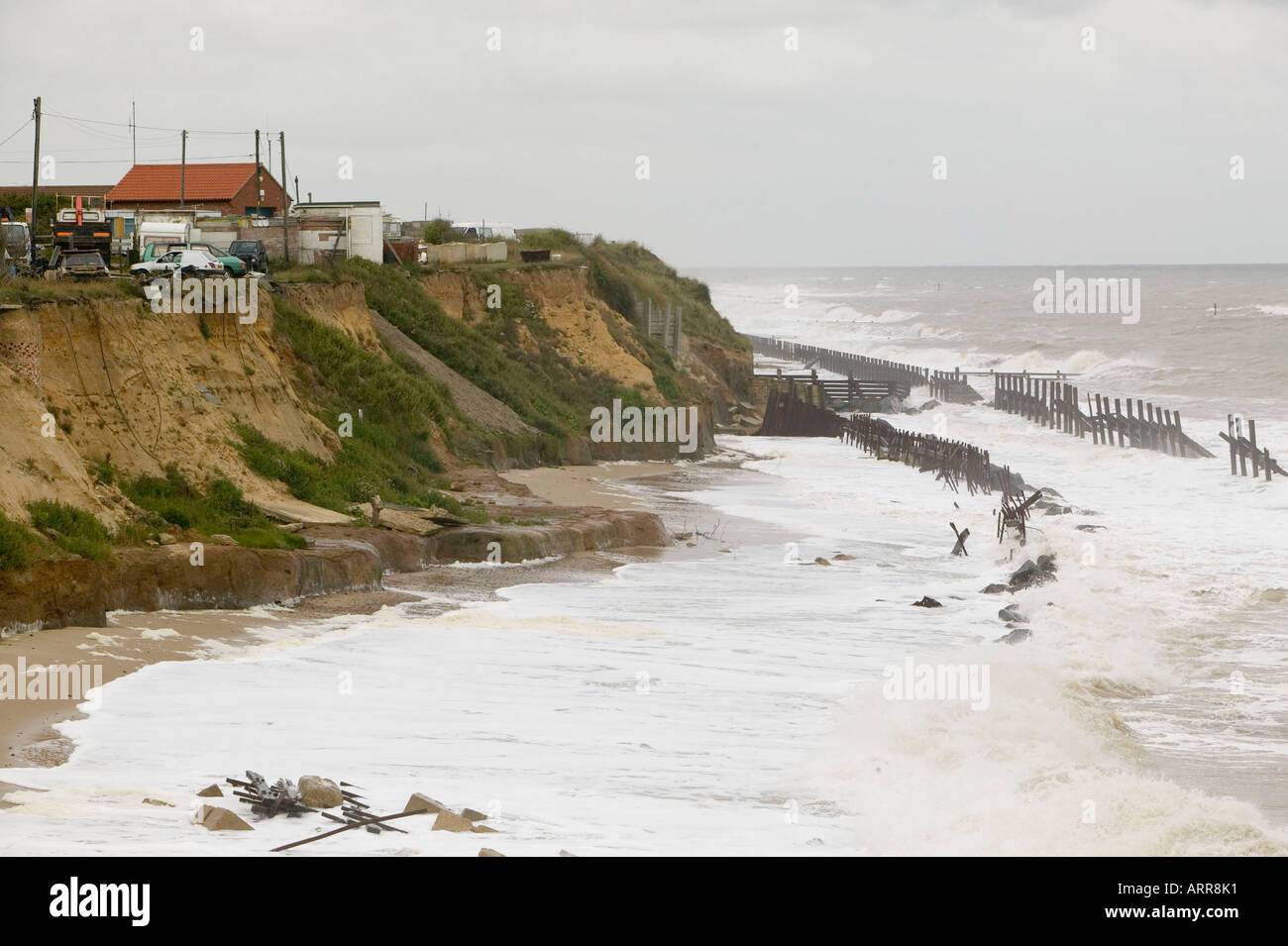 Coastal erosion buildings hi-res stock photography and images - Alamy