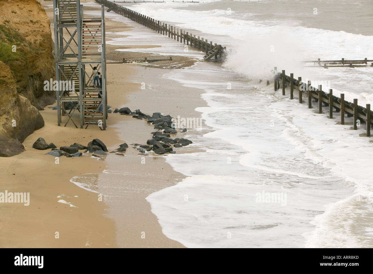 Rapid Coastal Erosion Happisburgh Norfolk High Resolution Stock ...