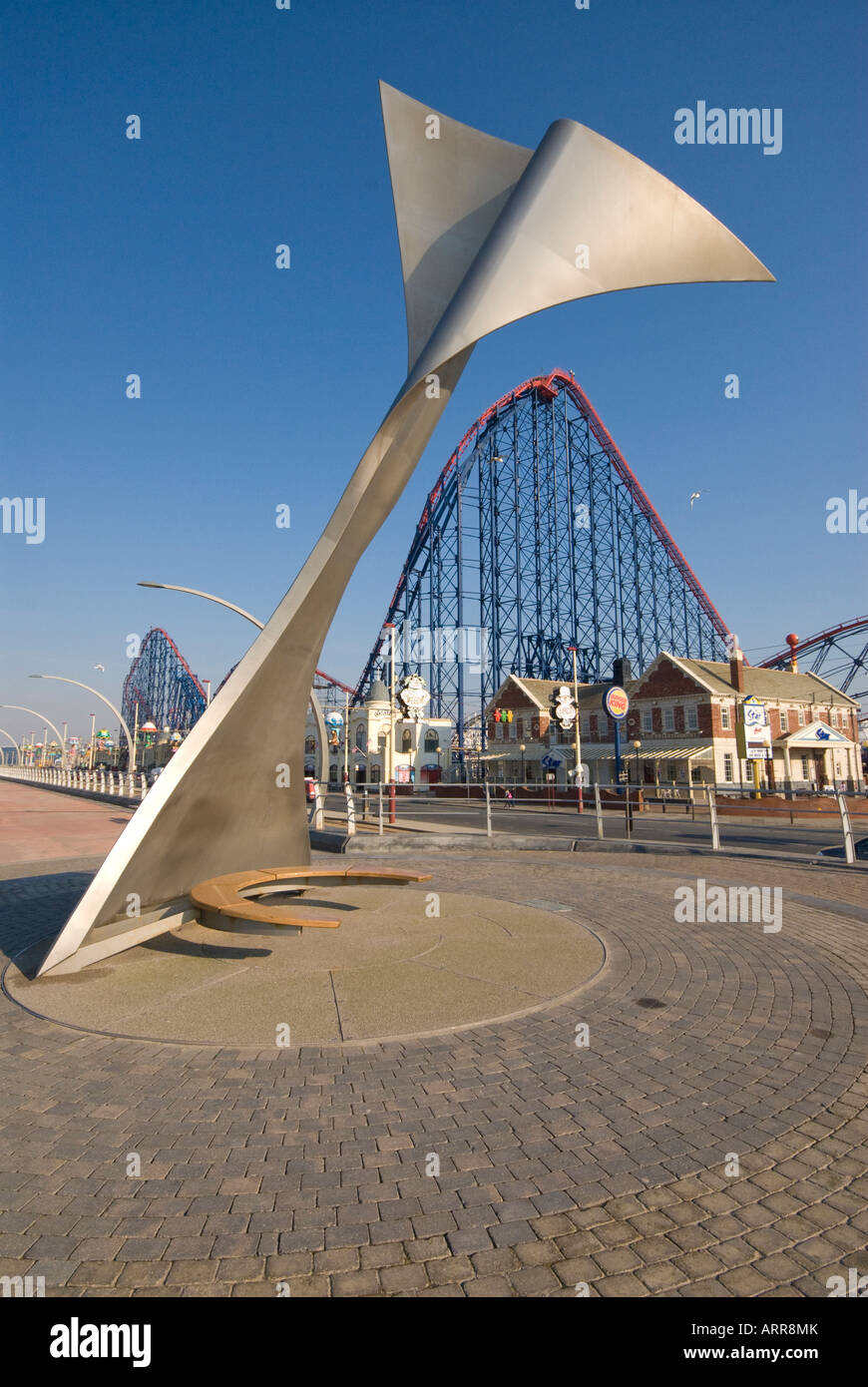 Blackpool Sculptures South Shore Stock Photo Alamy