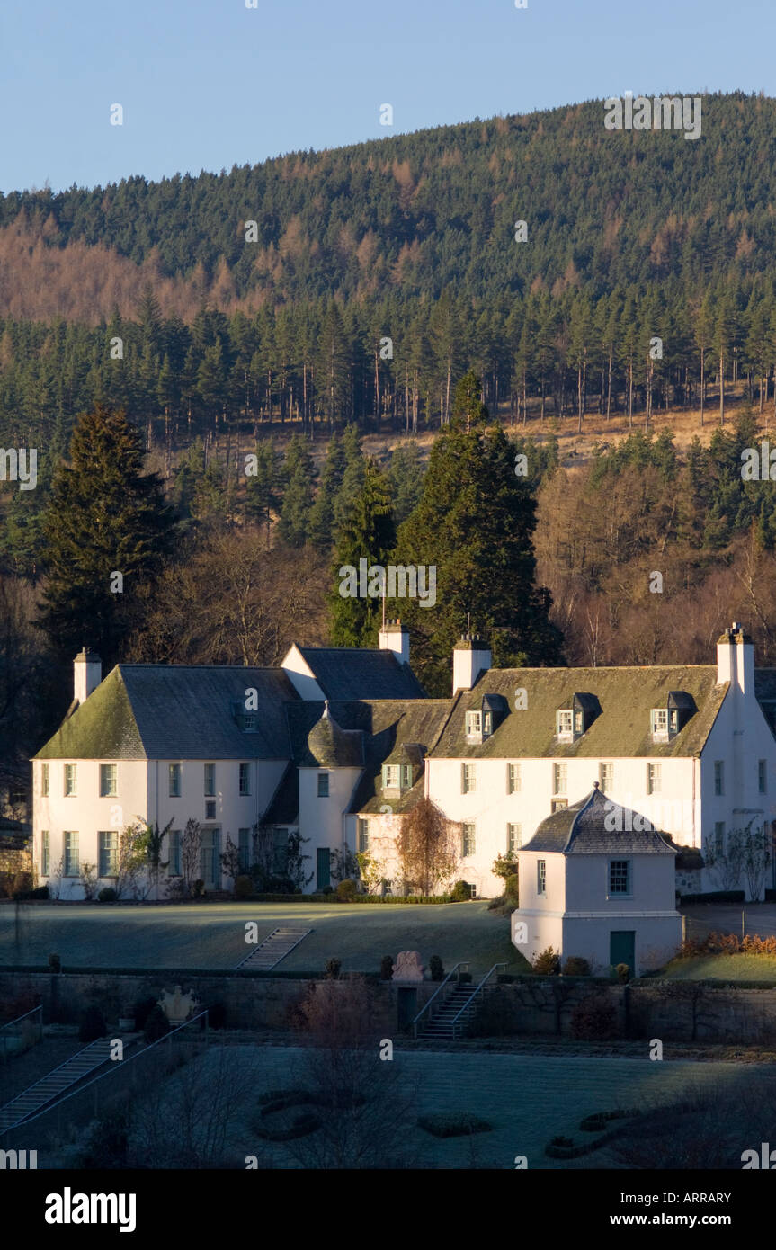 Birkhall House, a royal residence in Glen Muick near Ballater Stock Photo