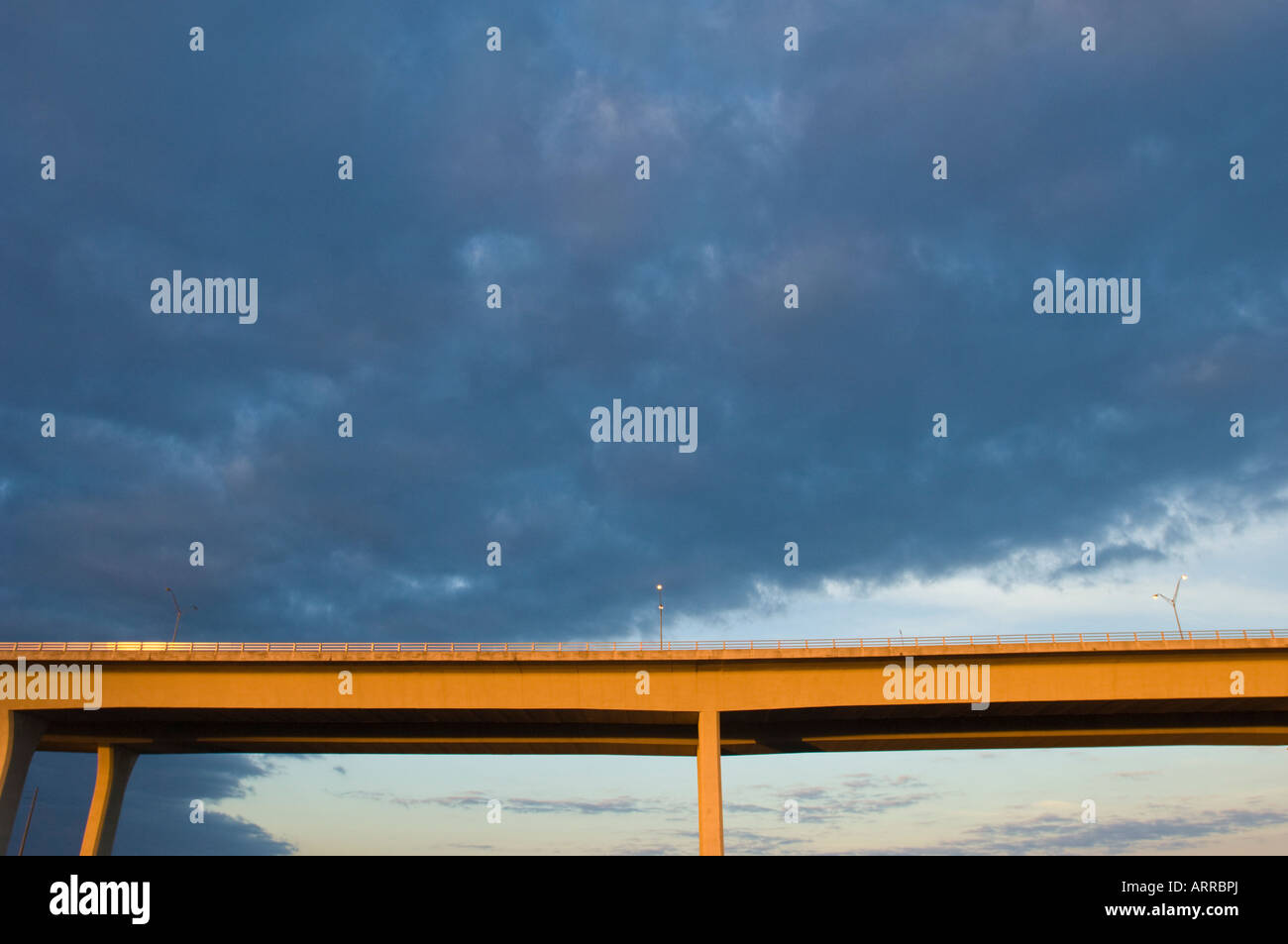 Roosevelt Bridge Stuart Florida Architecture transportation structure beneath Stock Photo