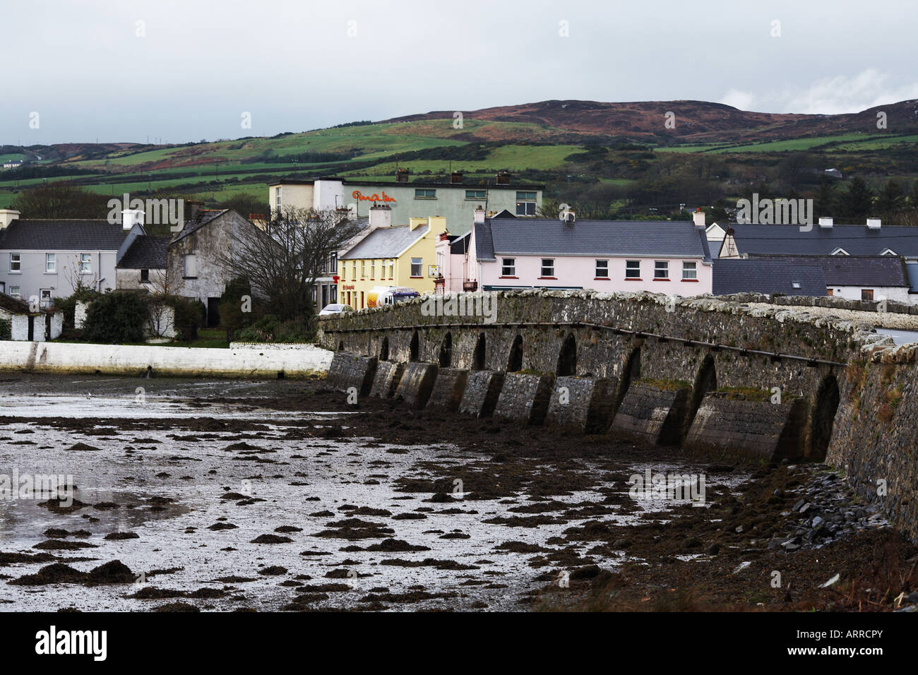 Malin Bridge with Town Inishowen Peninsula, County Donegal, Republic of