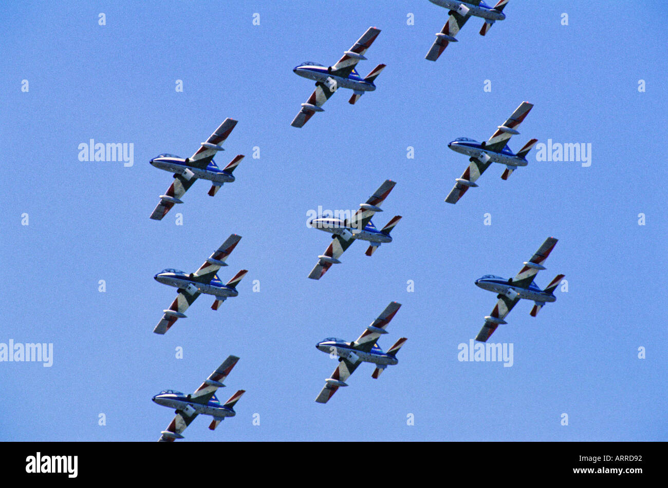 Italian Air Force Aerobatic Team Frecce Tricolori Aermacchi MB 339 ...