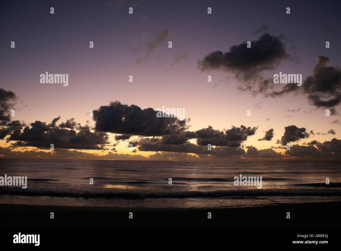 sunrise-over-tulum-beach-stock-photo-alamy