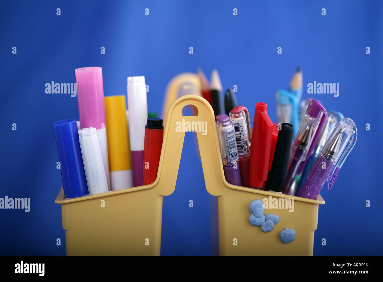 pen and pencil holder Stock Photo Alamy