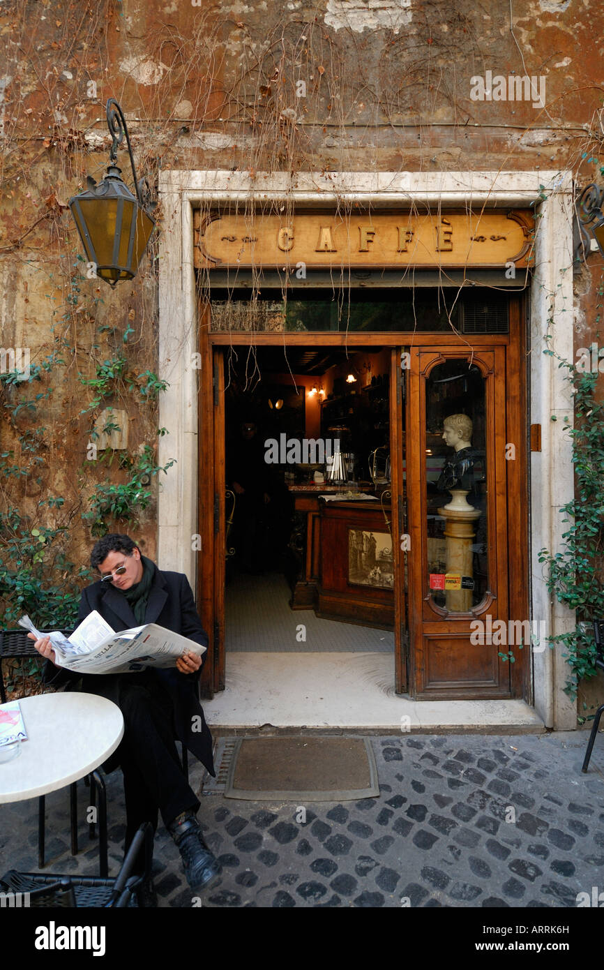 Rome Italy Antico Caffe della Pace aka Bar della Pace Stock Photo - Alamy