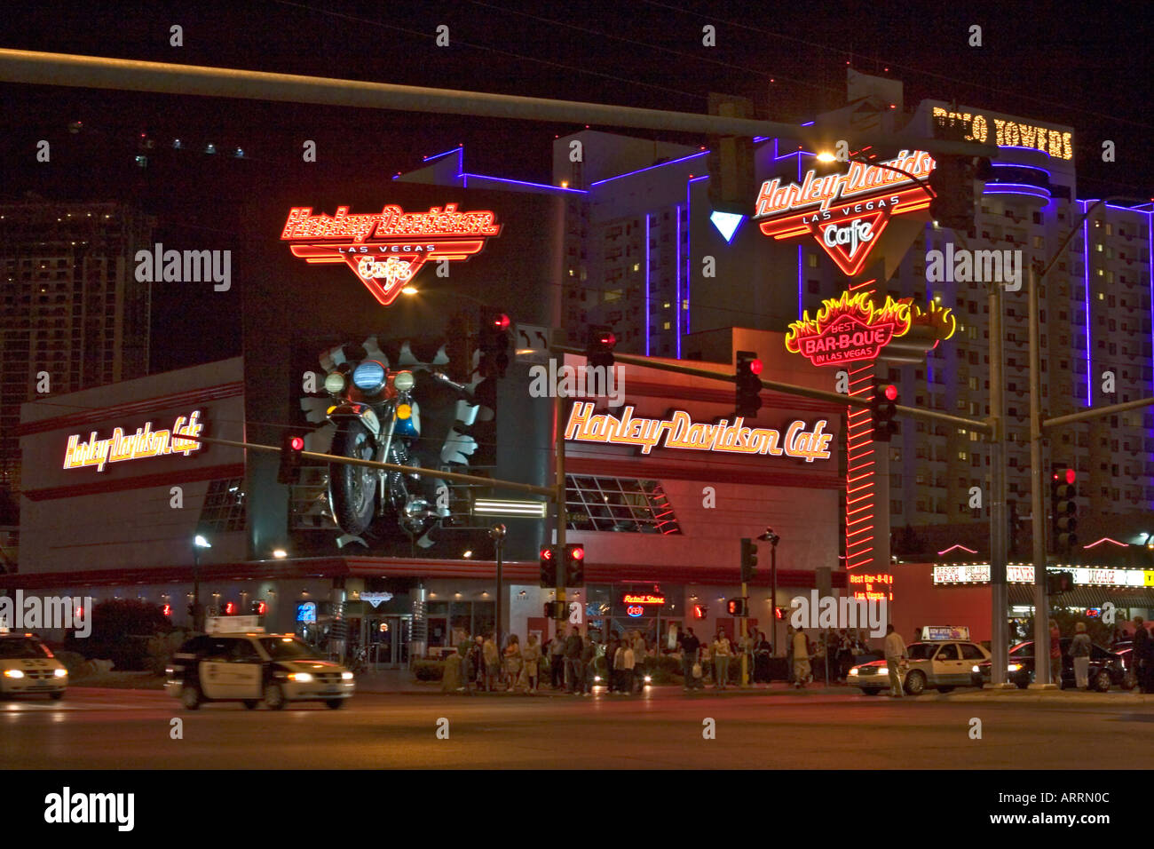 Theme restaurant on the Las Vegas strip Stock Photo Alamy
