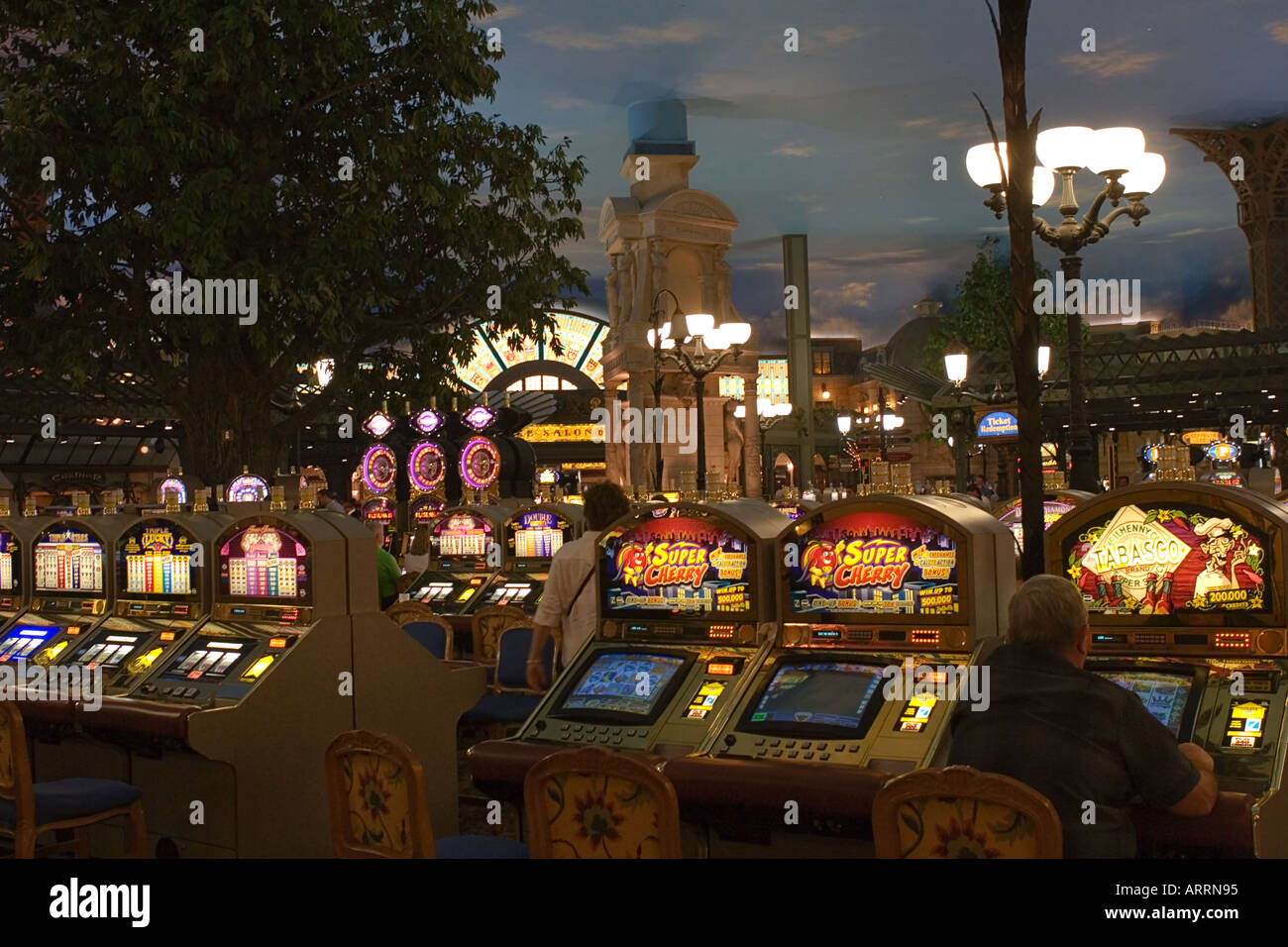 The interior of Paris hotel and casino in Las Vegas Stock Photo - Alamy