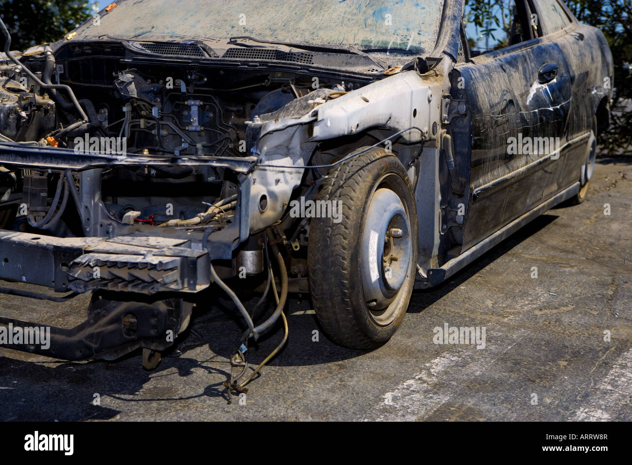 Front view old wrecked hi-res stock photography and images - Alamy
