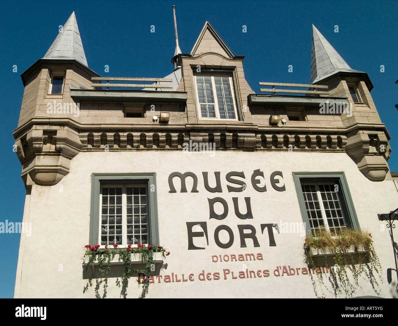 Musee du Fort, a Museum of Military History in Quebec City, Canada