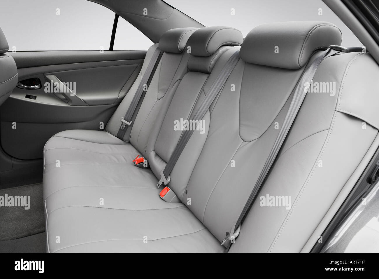 2008 Toyota Camry Hybrid in Gray - Rear seats Stock Photo