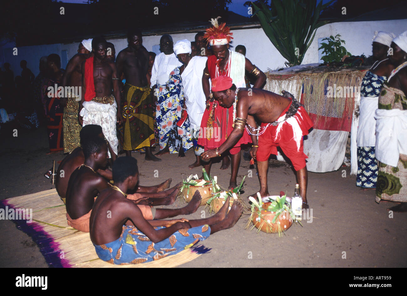 Shango Rituals Gericht priester hi-res stock photography and images - Alamy