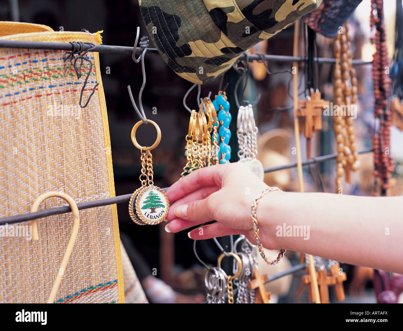 Souvenirs of Lebanon Stock Photo Alamy