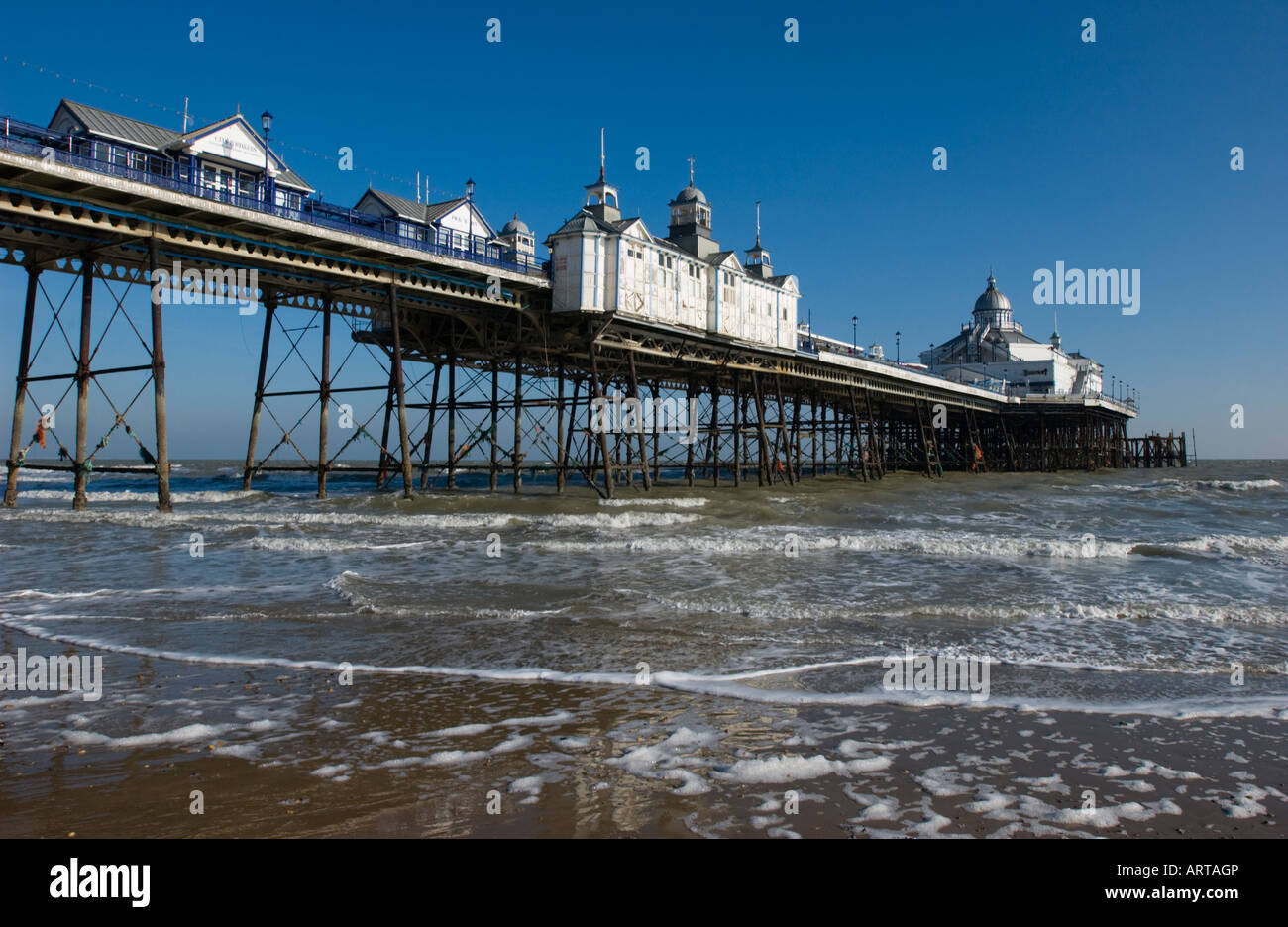 Eastbourne Pier, Eastbourne, East Sussex, England. Stock Photo