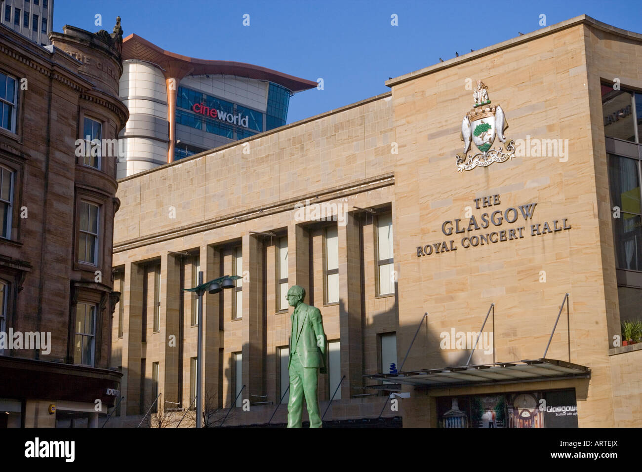 Glasgow Concert Halls Buchanan Street Glasgow Scotland Stock Photo