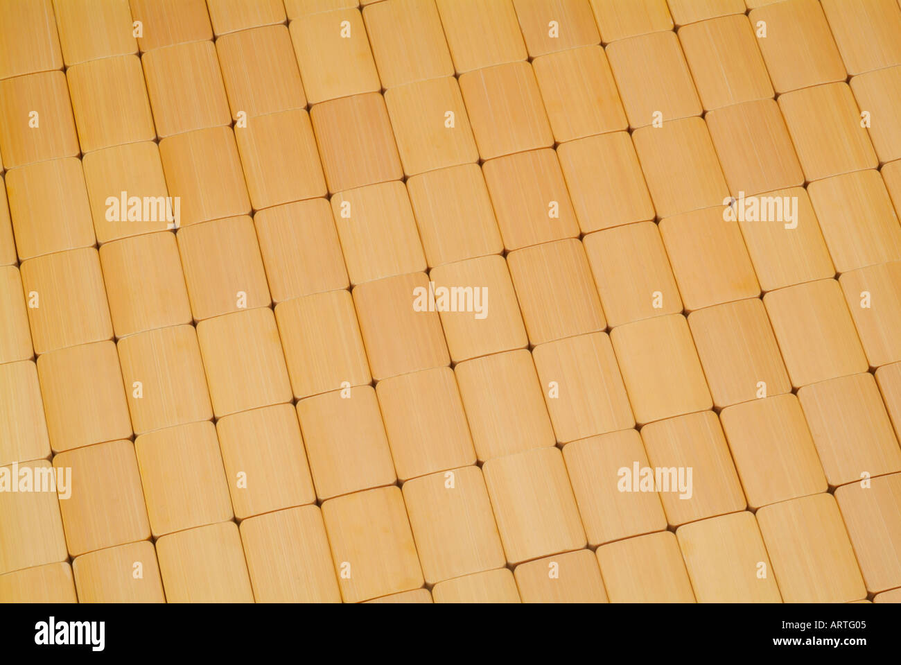 Mah Jongg bamboo back of tiles Stock Photo