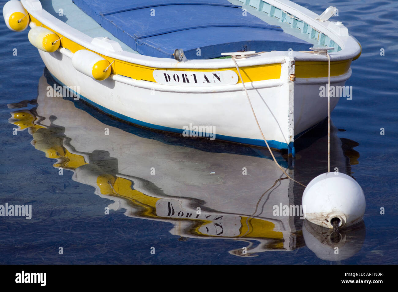 traditionnal provencal fishing boat called pointu Stock Photo - Alamy