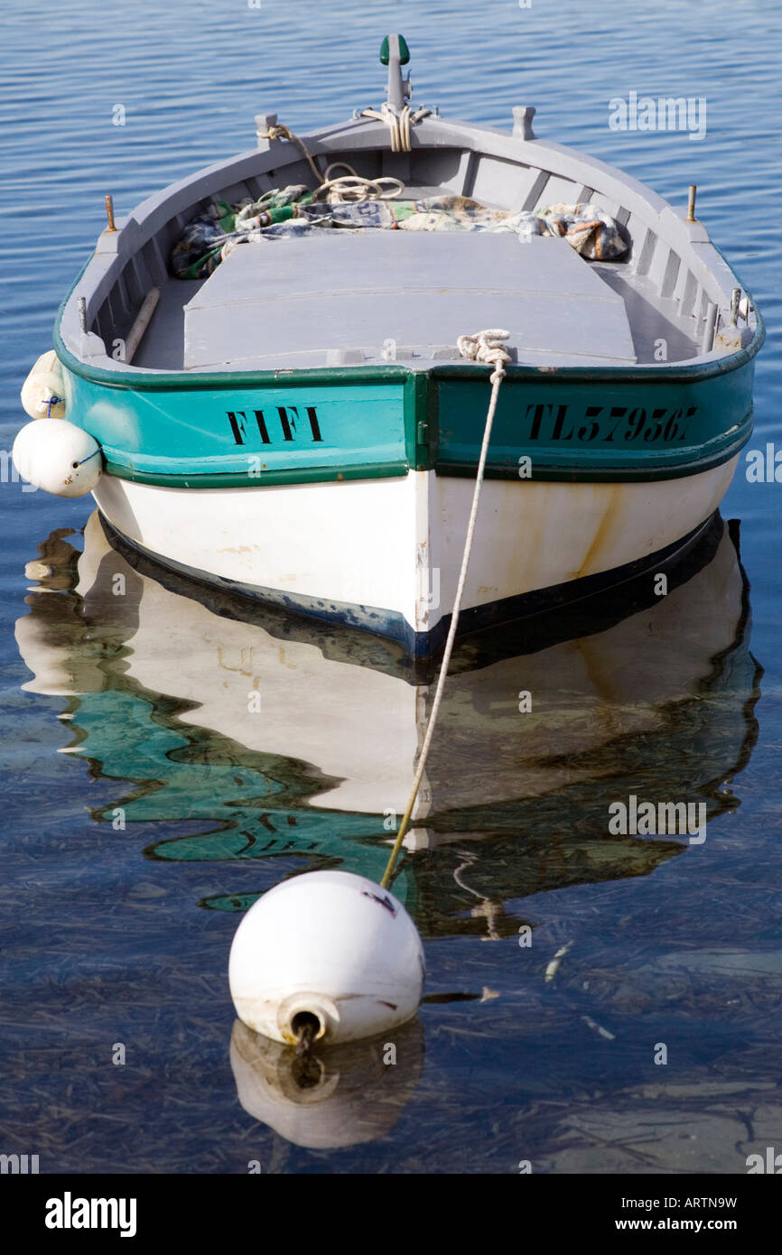 traditionnal provencal fishing boat called pointu Stock Photo - Alamy