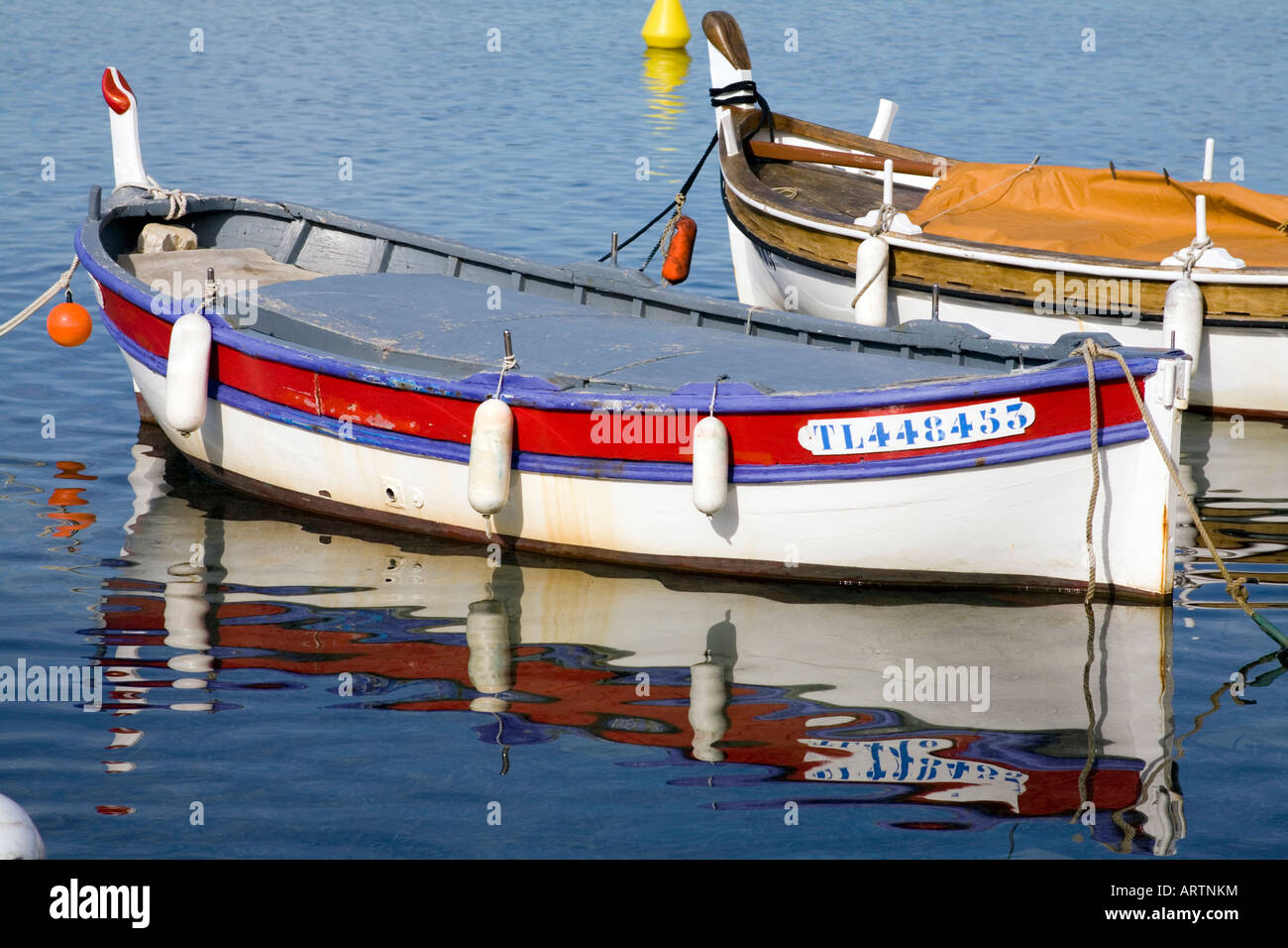 traditionnal provencal fishing boat called pointu Stock Photo - Alamy