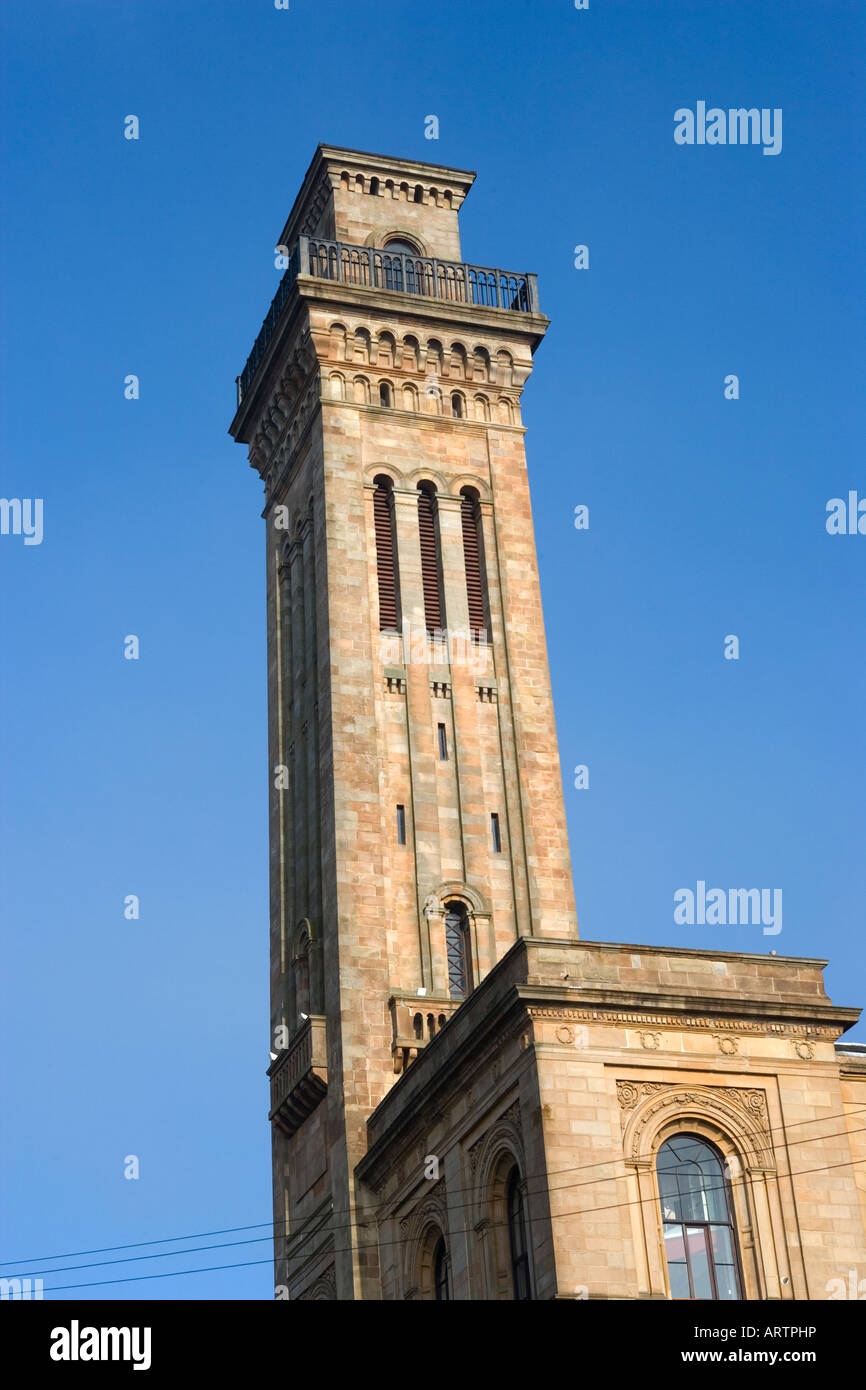 Trinity College and Park Church Tower Glasgow Stock Photo