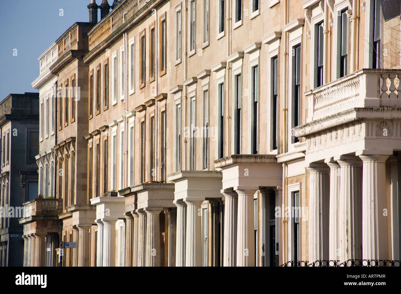 Woodside Terrace Glasgow Scotland Stock Photo Alamy