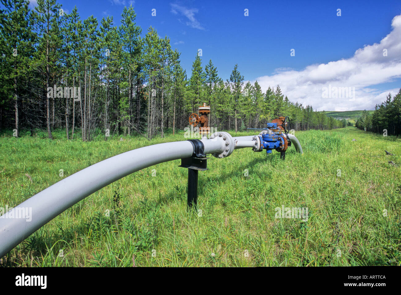 A Sweet Gas Pipeline Stock Photo Alamy