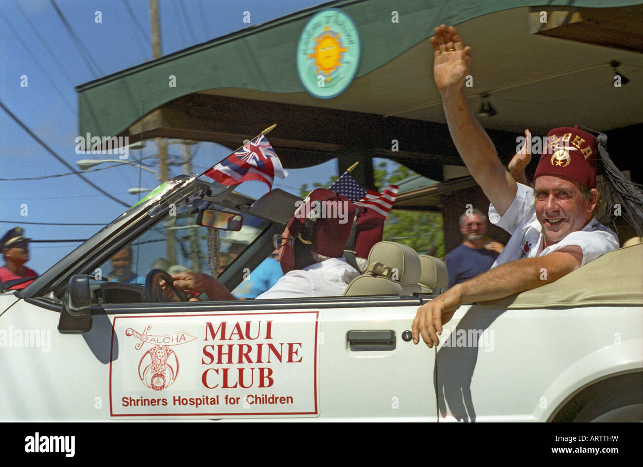 Maui Shrine Club. The Shriners participate in the annual 4th of July