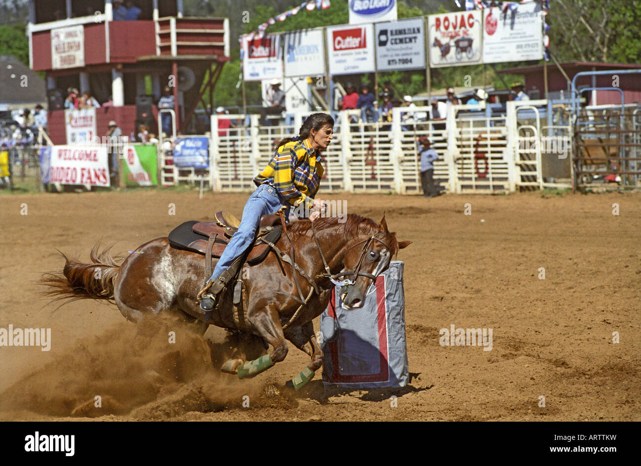 The annual 4th of July Makawao Rodeo, Hawaii's largest rodeo, held in