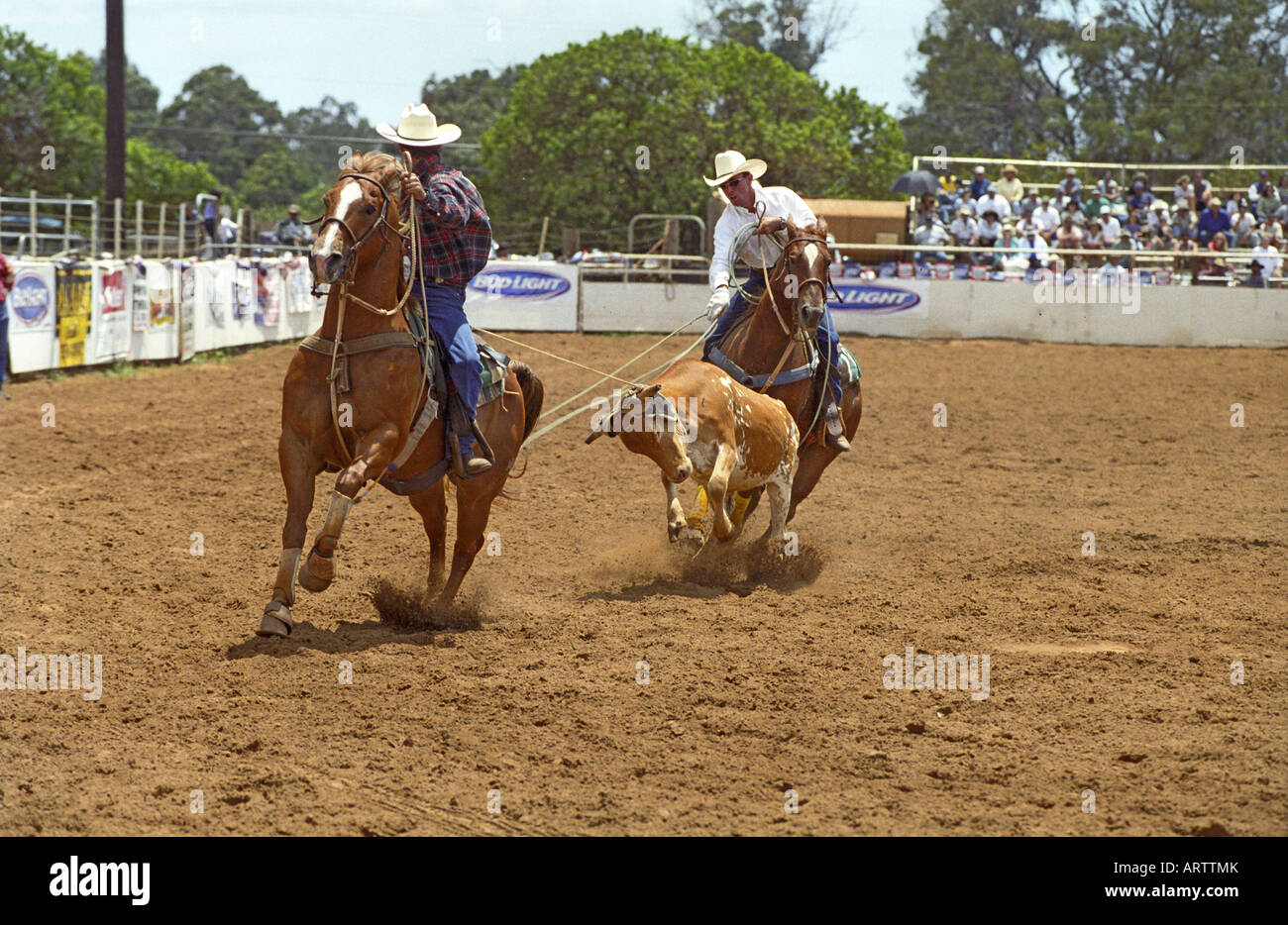 The annual 4th of July Makawao Rodeo, Hawaii's largest rodeo, held in