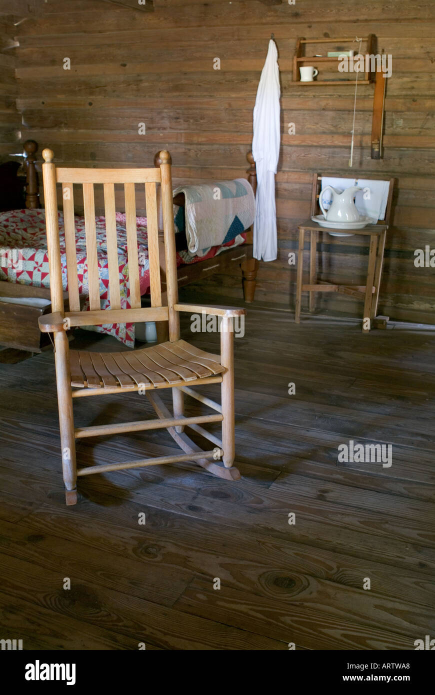 Florida cracker house farmhouse rocking chair old historic Stock Photo ...