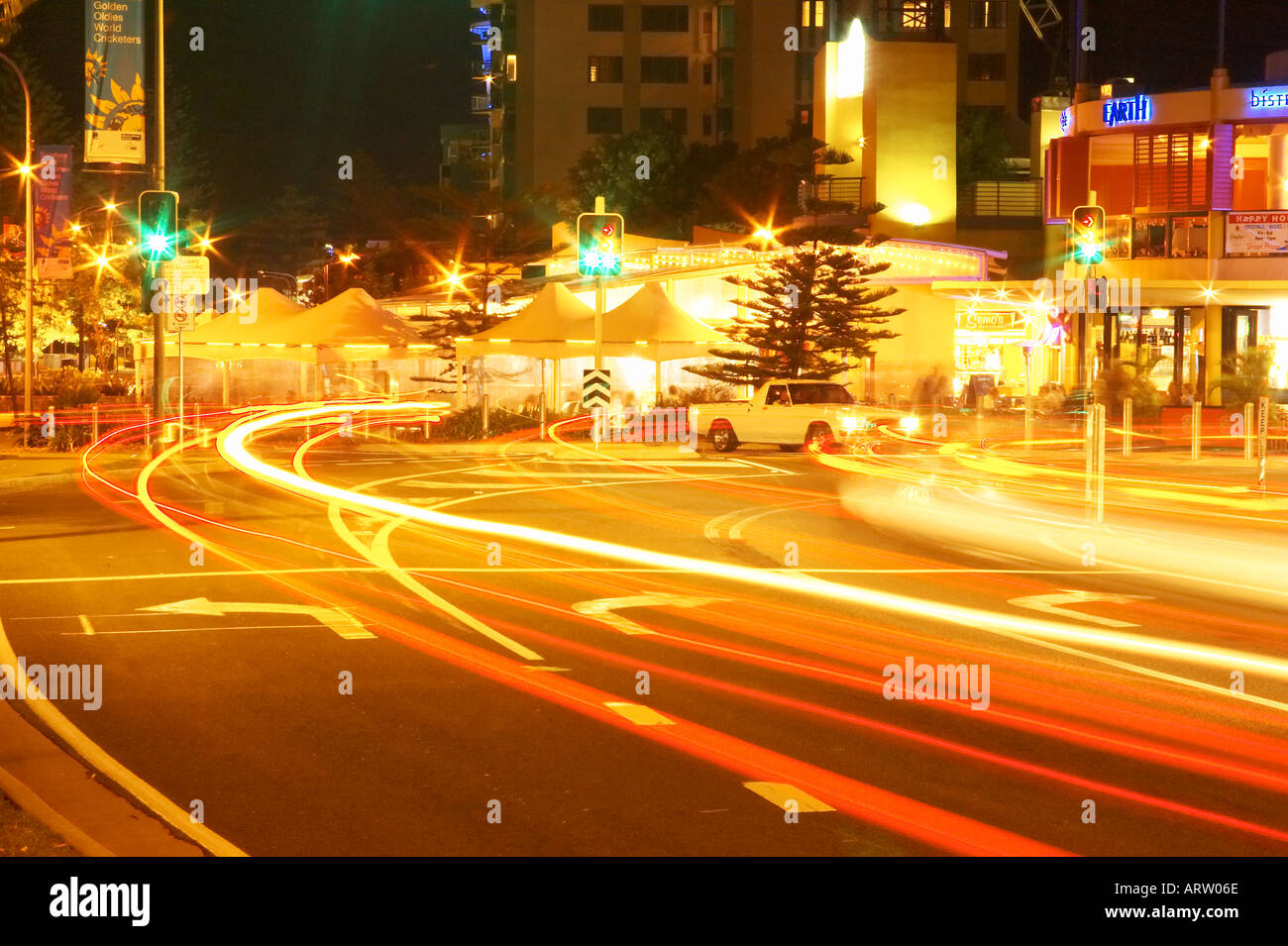 Nightlife mooloolaba sunshine coast queensland hires stock photography