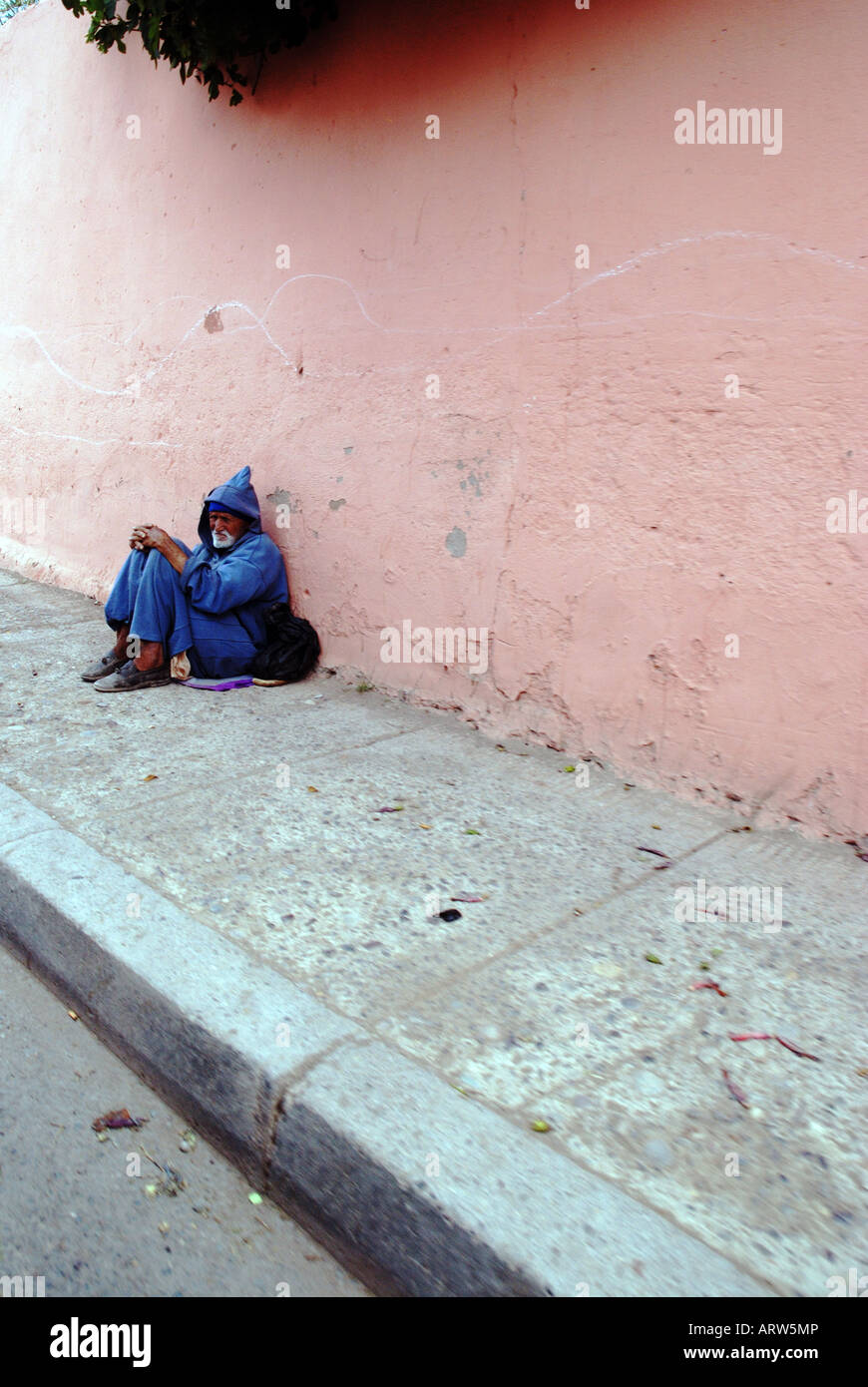 Marrakech Morocco Street Scene Man Stock Photo