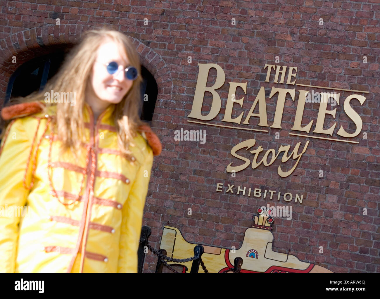 Liverpool home of The Beatles Pop band The Beatles Story museum in Liverpool England Stock Photo