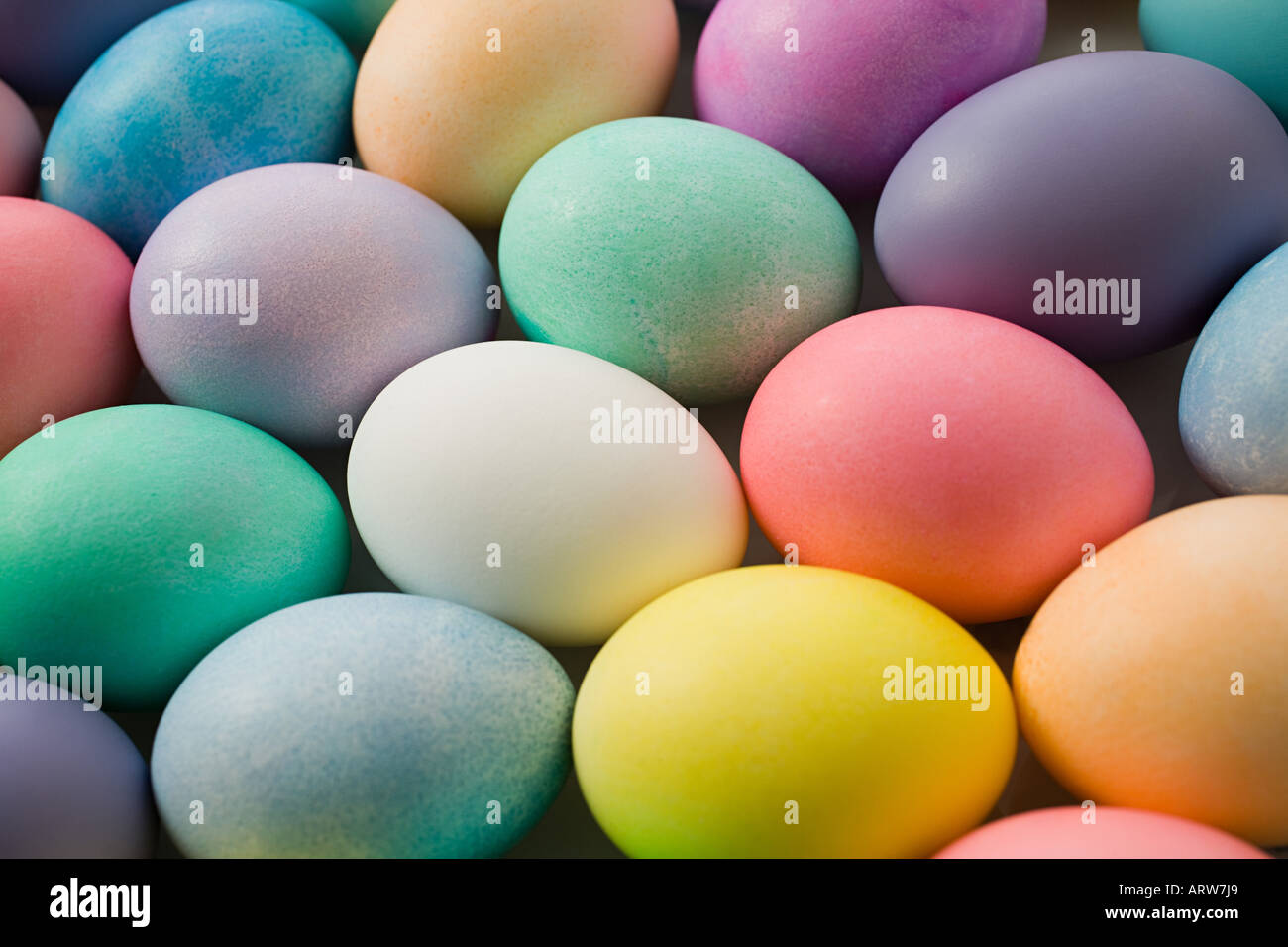 Colourful eggs Stock Photo