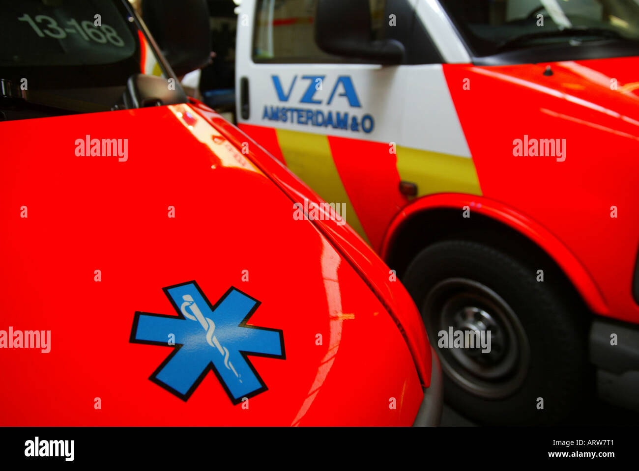 Emergency services: ambulance Stock Photo
