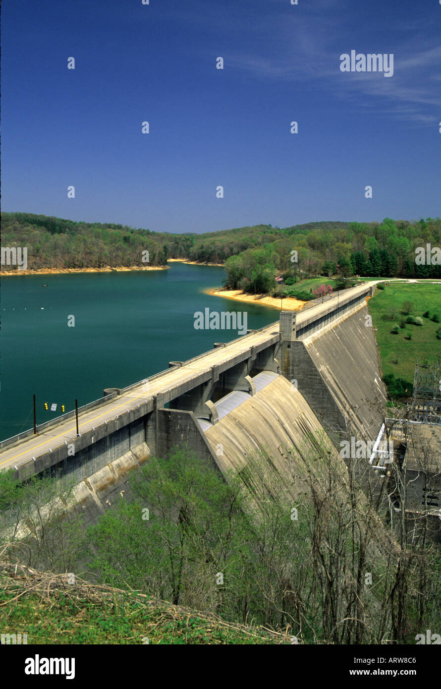 Norris Dam a TVA dam Tennessee Stock Photo Alamy