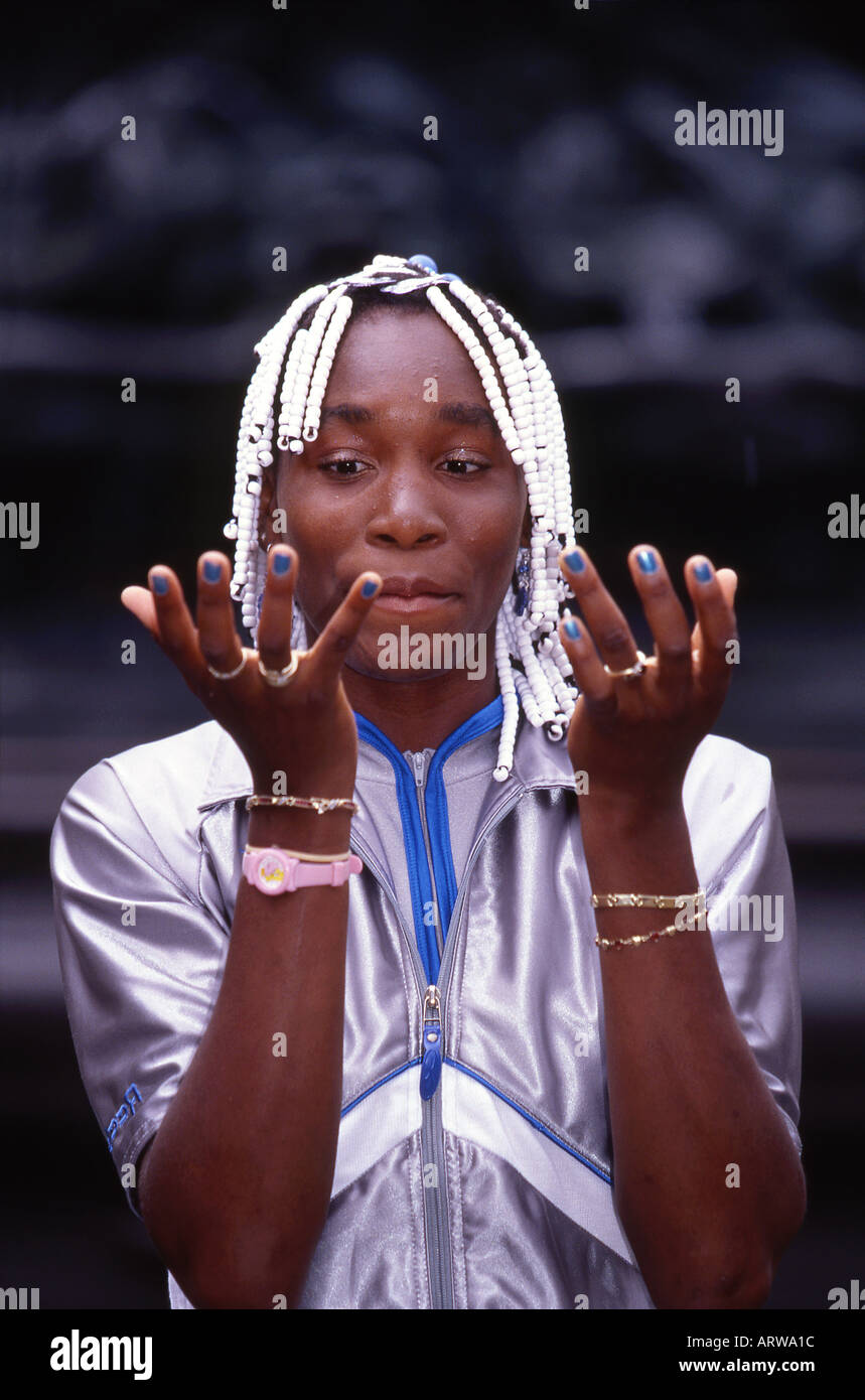 venus williams in london Stock Photo